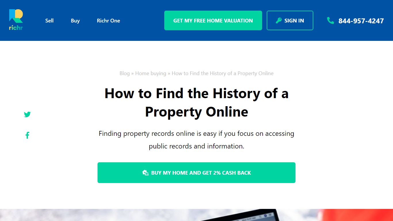 How to Find the History of a Property Online - Richr