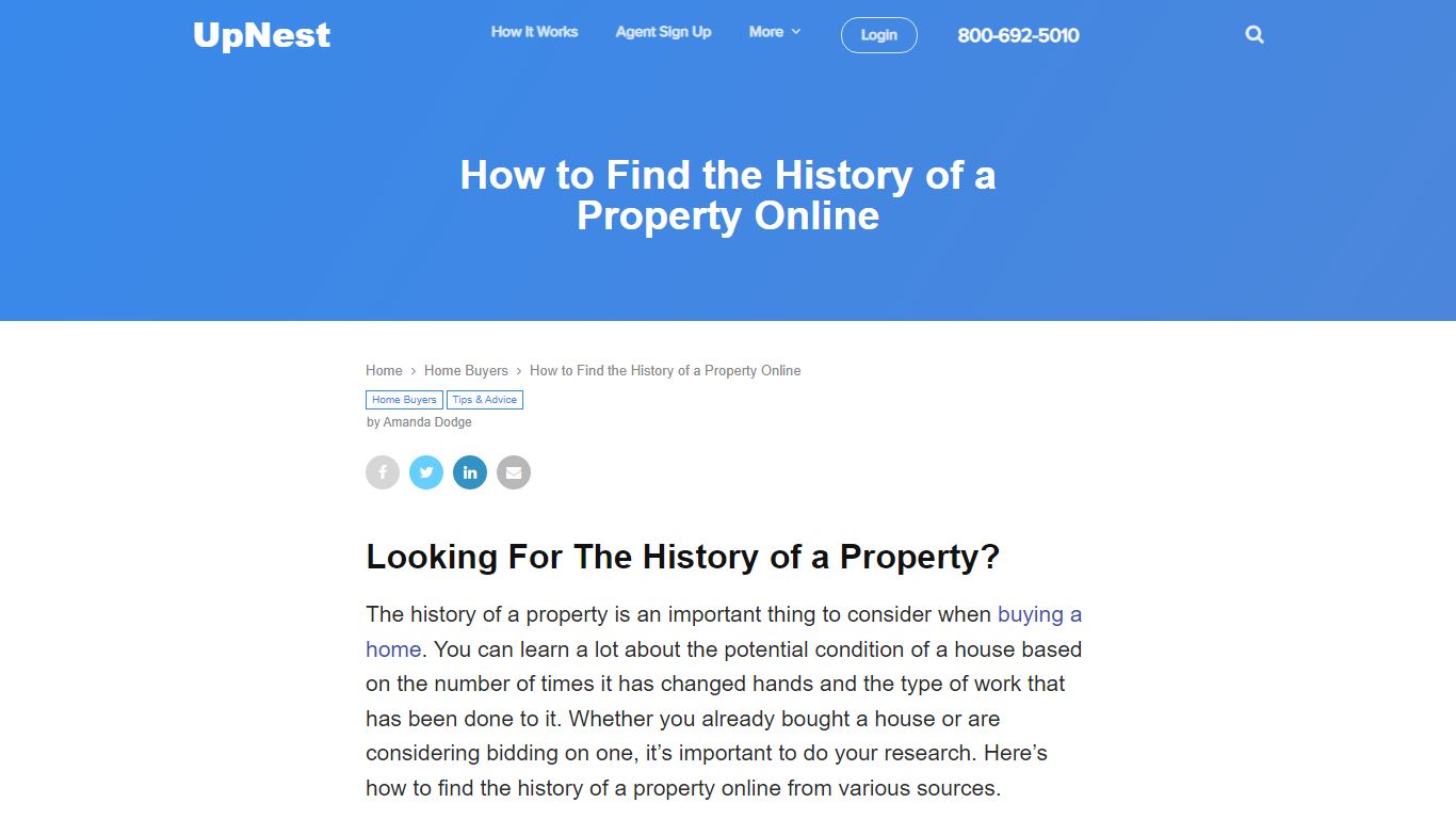 How to Find the History of a Property Online - UpNest